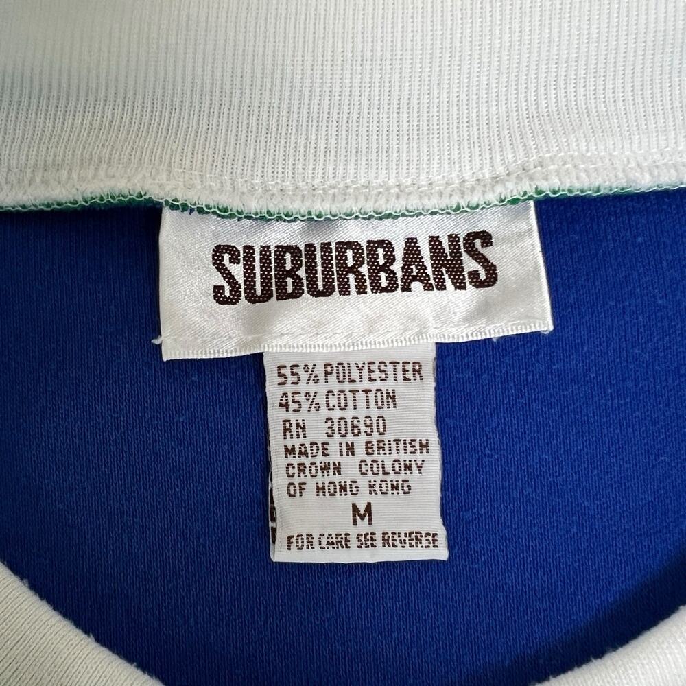 Suburbans Sweater Set 90s Color Block Large Cardigan Medium Short Sleeve Top - Picture 10 of 14
